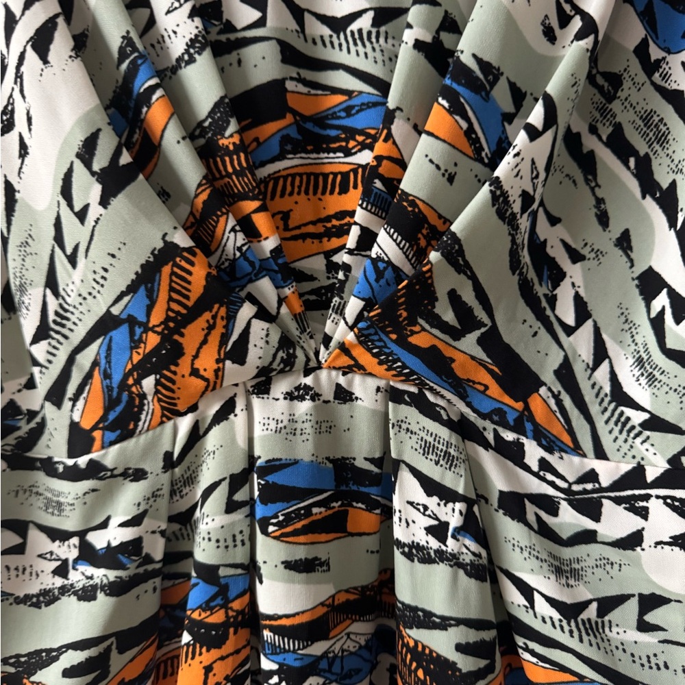 ABSTRACT COCKTAIL DRESS - Picture 4 of 11
